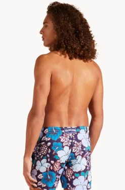 Boardshorts^Vilebrequin Mens Tropical Turtles Swim Short Midnight