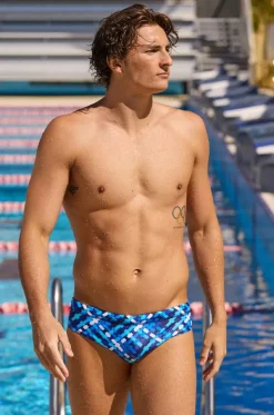 Briefs^Funky Trunks Mens Under Over Brief Blue