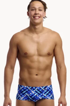 Trunks^Funky Trunks Mens Under Over Trunk Blue