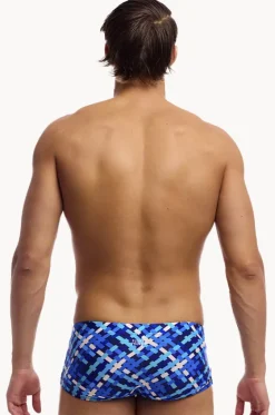 Trunks^Funky Trunks Mens Under Over Trunk Blue