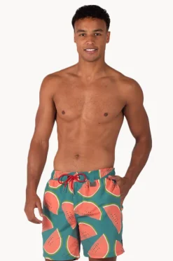 Boardshorts^Coast Mens Watermelon Boardshort Green/red