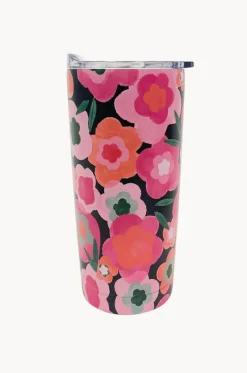 Drinkware|Drinkware^Annabel Trends Midnight Blooms Tumbler 500ml Black/pink