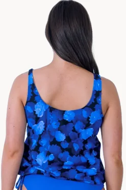 Tankini Tops^T.h.e. Swimwear Island D/DD Cup Blouson Tankini Separate Midnight
