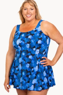 One Pieces^T.h.e. Swimwear Island Swim Dress + Midnight