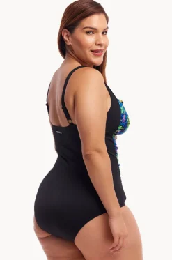 One Pieces^Funkita Midnight Meadow DD/E Cup Twist Front One Piece Multi