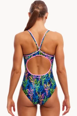 One Pieces^Funkita Midnight Meadow Diamond Back One Piece Multi