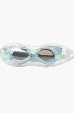 Goggles|Goggles^Sunny Life Mini Salty The Shark Swim Goggle Aqua