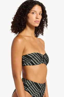 Bikini Tops^Jets Mirage U Trim Bandeau Cacti