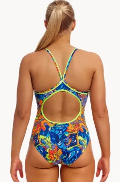 One Pieces^Funkita Mixed Mess Diamond Back One Piece Mixed mess blue