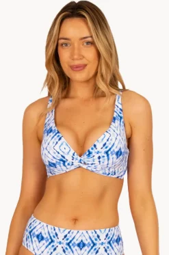 Bikini Tops^Baku Moonlight D/DD Cup Twist Bra Moonlight white