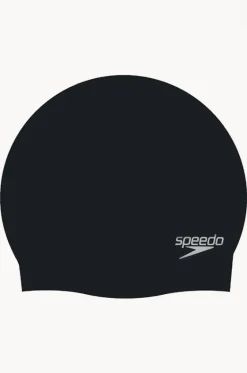 Swim Caps^Speedo Moulded Silicone Cap Black