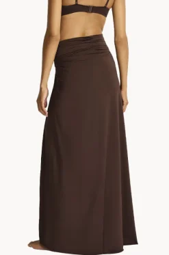 Skirts^Sea Level Mythos Ring Cover Up Skirt Cocoa