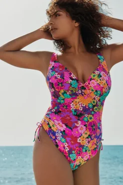 One Pieces^Prima Donna Najac G Cup Plunge One Piece Pink/Multi