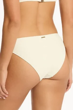 Bottoms^Sea Level Nautique Chain Link Bikini Pant Coconut