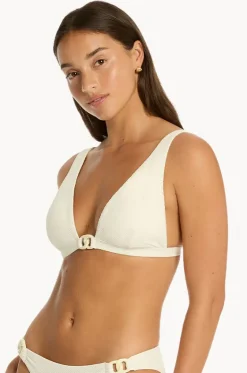 Bikini Tops^Sea Level Nautique Chain Link Longline Tri Coconut