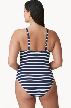 One Pieces^Prima Donna Nayarit F Cup Plunge One Piece Navy/White