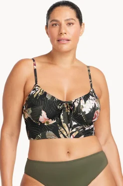 Bikini Tops^Artesands Neo Du Palmis Degas D/DD Cup Midriff Bra Black