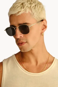 Sunglasses|Sunglasses^Le Specs Neptune Deux Sunglasses Gold