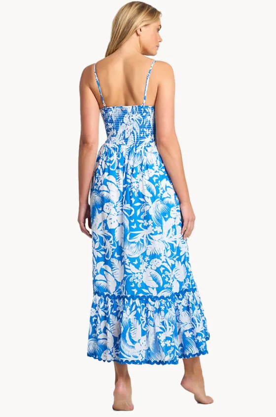 Dresses^Sunseeker Neverland Tie Front Dress Cloud