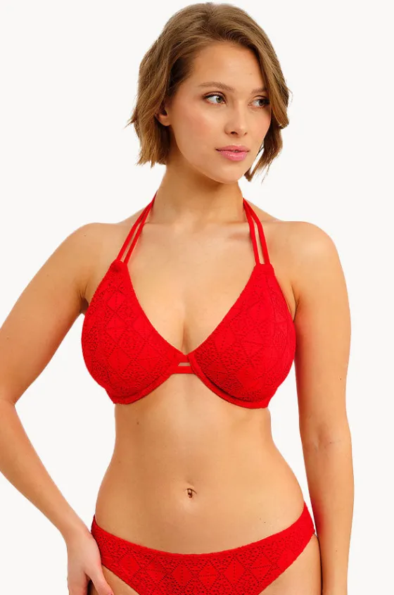 Bikini Tops^Freya Nomad Nights E Cup Halter Lava