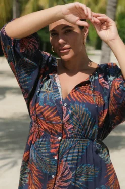 Dresses^Artesands Nu Ornare Elgar Maxi Dress Navy