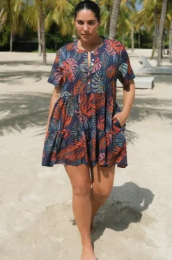 Dresses^Artesands Nu Ornare Gershwin Short Dress Navy