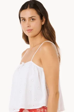 Tops^Rip Curl Oasis Broderie Top WHITE
