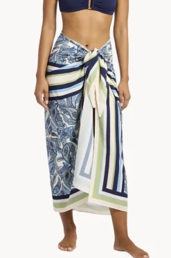 Sarongs^Jets Oasis Paisley Sarong Ink