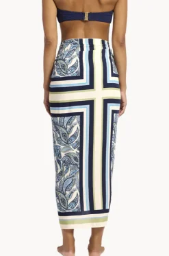 Sarongs^Jets Oasis Paisley Sarong Ink