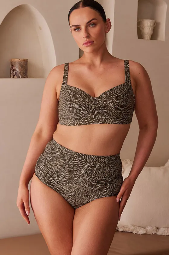 Bottoms^Artesands Onda Perspective Raphael High Waist Pant Olive