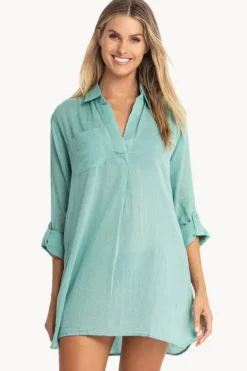 Overswim^Sunseeker Painters Shirt Moss