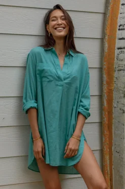 Overswim^Sunseeker Painters Shirt Moss