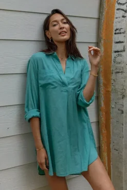 Overswim^Sunseeker Painters Shirt Moss