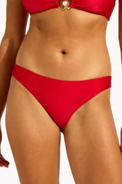 Bottoms^Seafolly Palermo Hipster Red