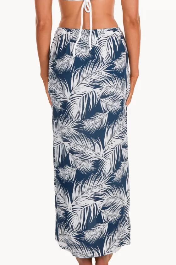 Sarongs^Bodacious Palm Tube Sarong Navy