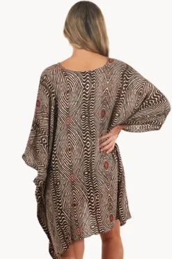 Overswim^Sundrenched Papua Short Tunic Brown