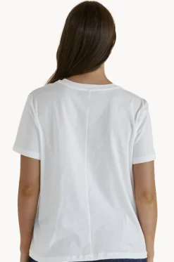 Tops^Betty Basics Paradise Beach Ellia Crew Tee WHITE