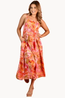 Dresses^Go Girl Paraiso Ellie Midi Dress Pink