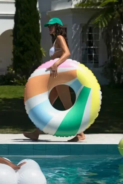 Pool Inflatables^Sunny Life Pastel Gelato Pool Side Tube Float Multi