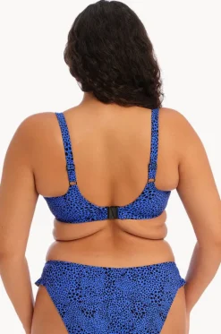 Bikini Tops^Elomi Swimwear Pebble Cove G Cup Underwire Plunge Bra Blue