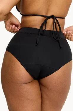 Bottoms^Modibodi Period Proof Hi Waist Bikini Brief BLACK