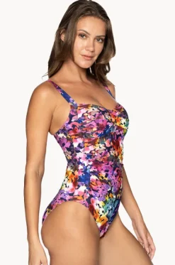 One Pieces^Nip Tuck Petunias Joanne One Piece Multi