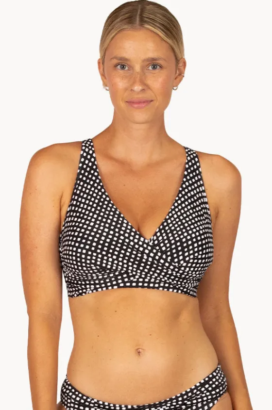 Bikini Tops^Baku Picnic Point F Cup Wrap Bra BLACK