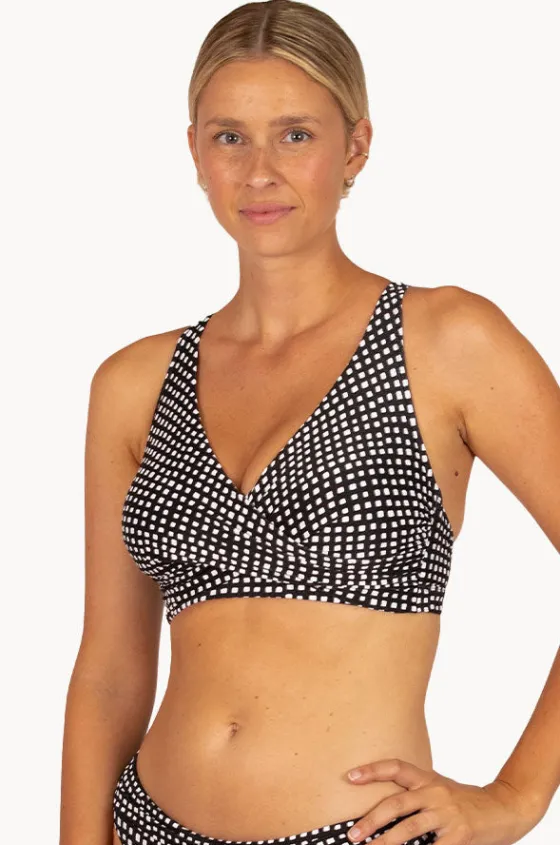 Bikini Tops^Baku Picnic Point F Cup Wrap Bra BLACK