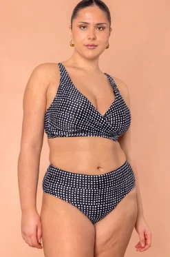 Bikini Tops^Baku Picnic Point F Cup Wrap Bra BLACK