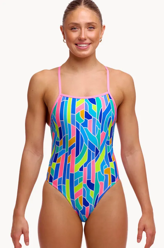 One Pieces^Funkita Pillared Tie Me Tight One Piece Multi