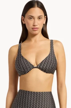 Bikini Tops^Jets Pinnacles Underwire Tri Chocolate
