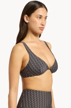 Bikini Tops^Jets Pinnacles Underwire Tri Chocolate