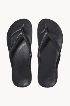 Footwear|Footwear^Archies Plain Arch Support Thongs Black