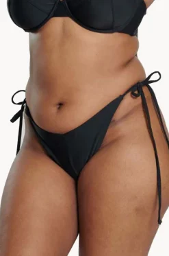 Bottoms^Raq Apparel Plain Cheeky Tie Side Pant BLACK